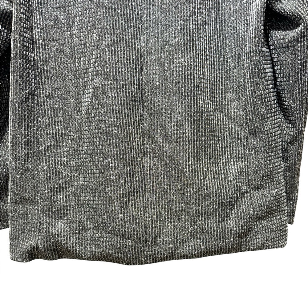 Know One Cares Metallic Blazer Medium | Double Breasted Sparkle Jacket - Picture 8 of 14